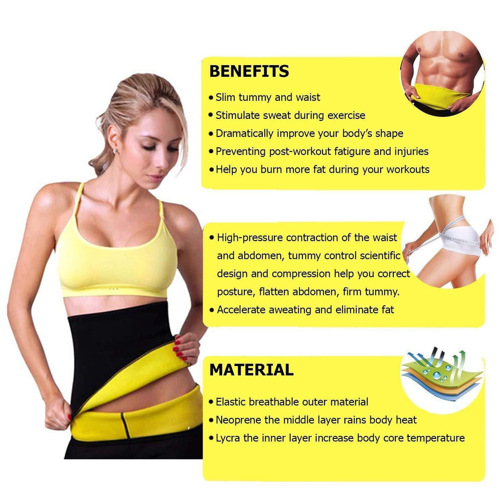Hot Shaper Sweat Belt – Tummy Trimmer &amp; Slimming Support